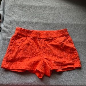 Orange J.Crew Shorts
